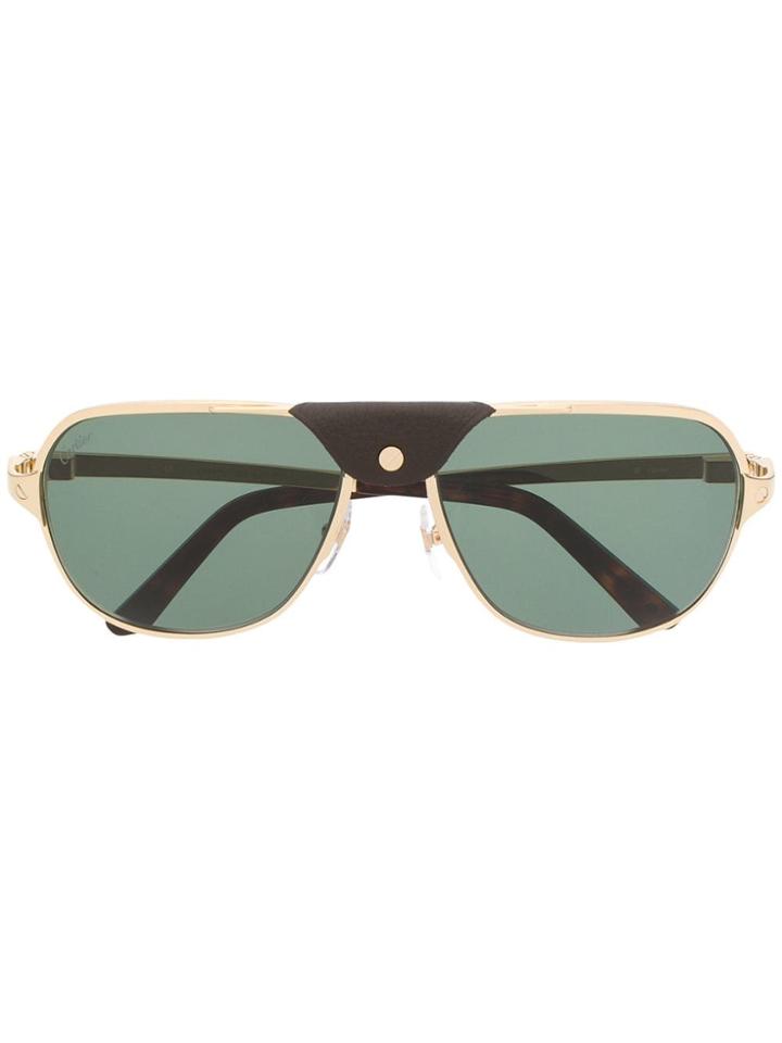 Cartier Aviator-styled Sunglasses - Gold