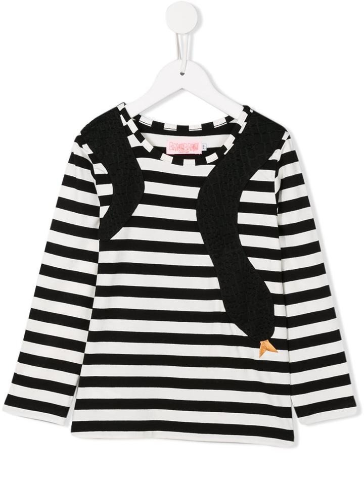 Bang Bang Copenhagen 'sneaky Snake' Striped T-shirt, Boy's, Size: 6 Yrs, Black