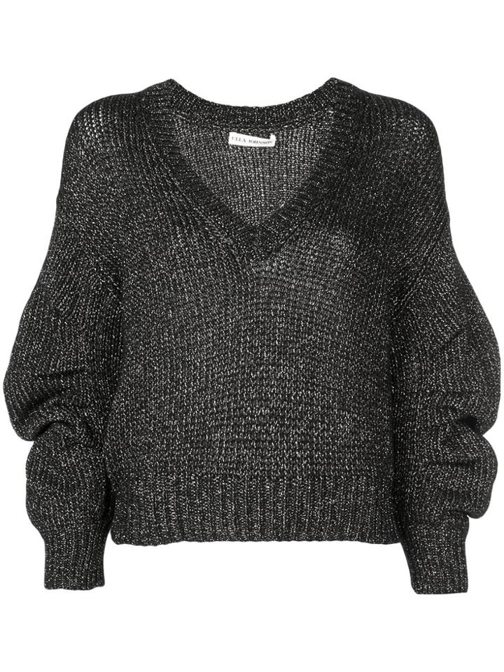 Ulla Johnson Cropped Jumper - Black