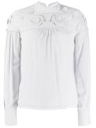 See By Chloé Round Neck Blouse - Grey
