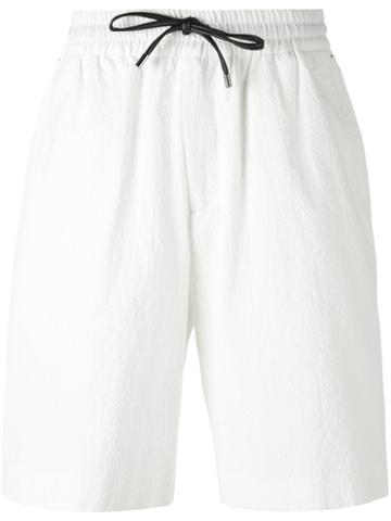 Bernardo Giusti - Track Shorts - Men - Cotton/spandex/elastane - 48, White, Cotton/spandex/elastane