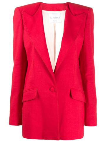 Hebe Studio Boyfriend Blazer - Red