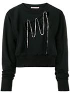 Christopher Kane Squiggle Cupchain Sweatshirt - Black
