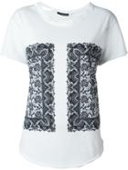 Alexander Mcqueen Paisley Print T-shirt - White