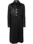 Stella Mccartney Panelled Coat - Black
