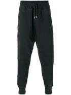 Overcome Drop-crotch Track Pants - Black