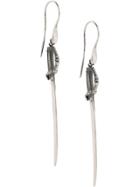 Ugo Cacciatori Small Saber Earrings - Silver