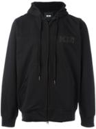 Ktz Front Pockets Zipped Hoodie - Black