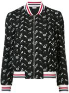 Thom Browne Printed Bomber Jacket - Black