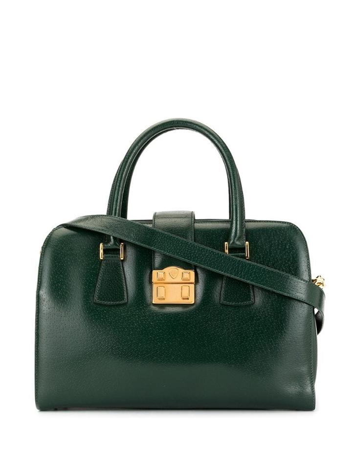Gucci Pre-owned Logo 2way Handbag - Green