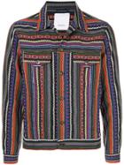 Ports V Printed Shirt Jacket - Multicolour