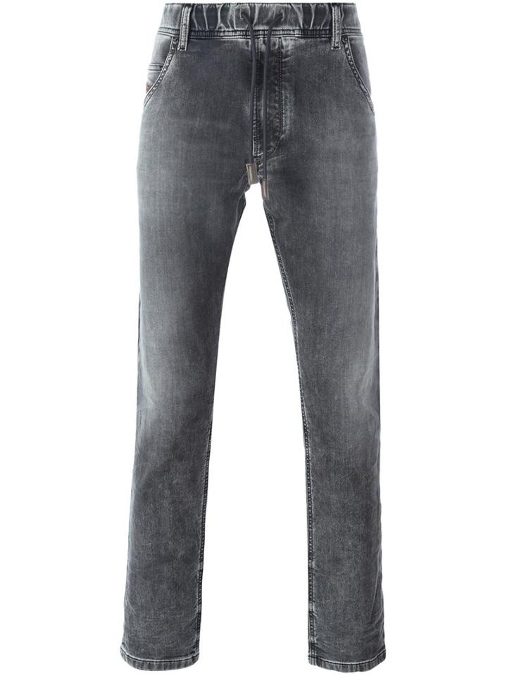 Diesel 'krooley' Jeans, Men's, Size: 30, Grey, Cotton/polyester/spandex/elastane