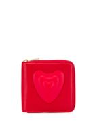 Escada Heart Patch Wallet - Red