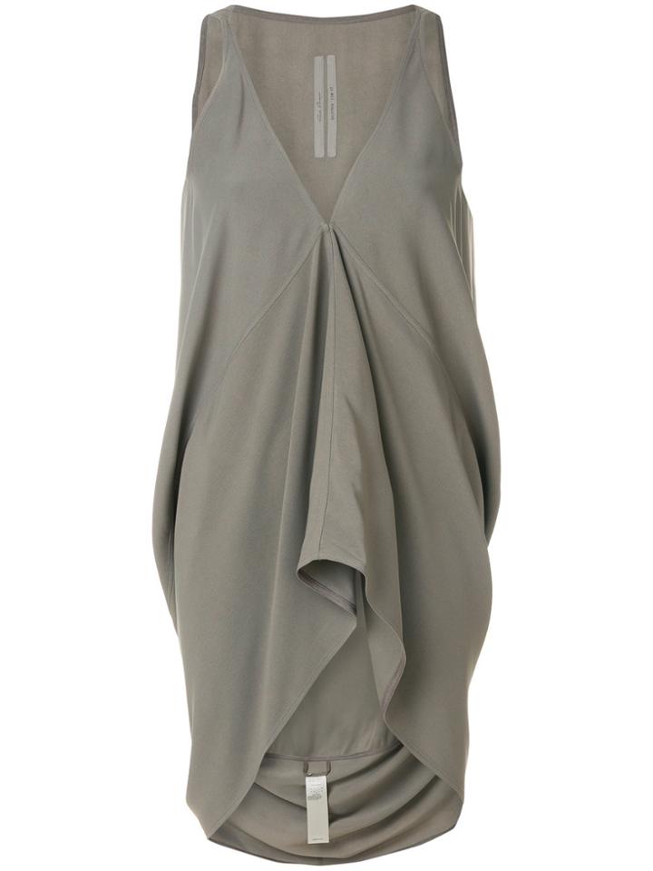 Rick Owens Drape Front Tank Top - Green