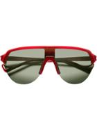 District Vision Black And Red Nagata Sunglasses
