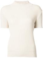A.p.c. - Ribbed Turtleneck Sweater - Women - Cotton/linen/flax - Xs, White, Cotton/linen/flax