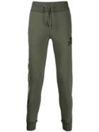 Philipp Plein Skull Print Track Trousers - Green