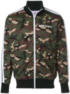 Palm Angels Zipped Up Camouflage Jacket - Green