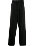 Comme Des Garçons Shirt High Waisted Trousers - Black