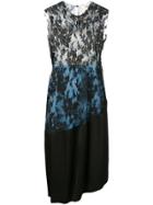 Ports 1961 Lace Panelled Dress - Black