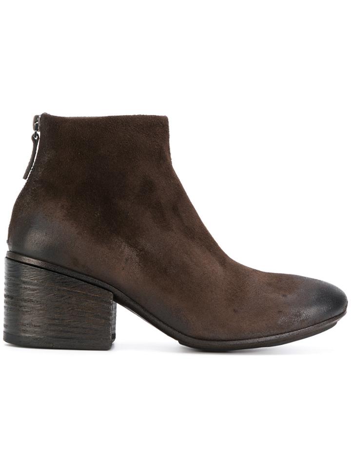 Marsèll Zipped Ankle Boots - Brown