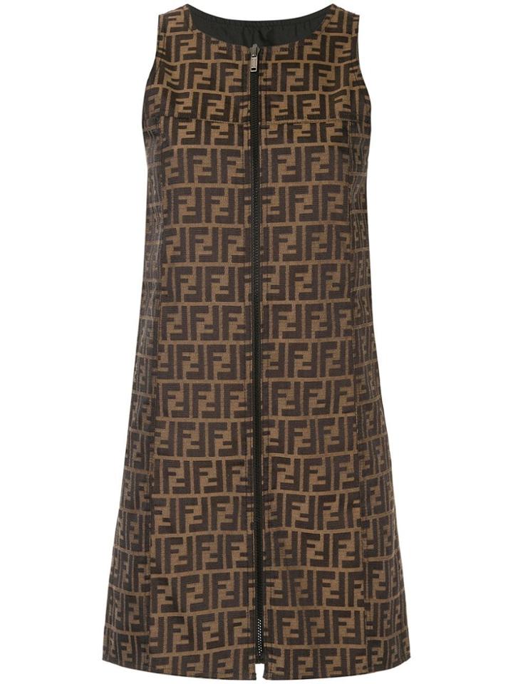 Fendi Pre-owned Reversible Dress - Brown