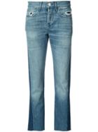 3x1 - Panelled Cropped Jeans - Women - Cotton - 24, Blue, Cotton