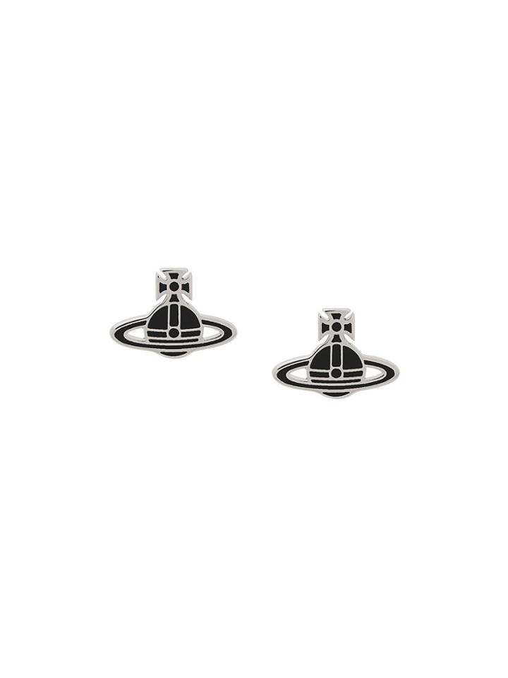 Vivienne Westwood Orb Stud Earrings - Silver