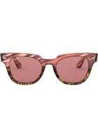 Ray-ban Meteor Striped Sunglasses - Pink