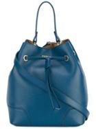 Furla Bucket Crossbody Bag, Women's, Blue, Leather