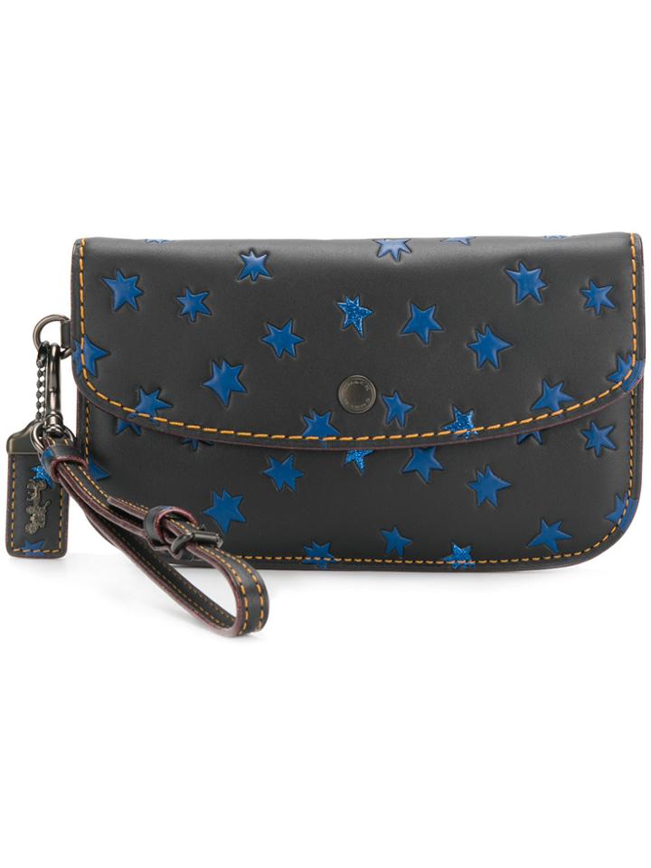 Coach Penguin Print Clutch Bag - Black