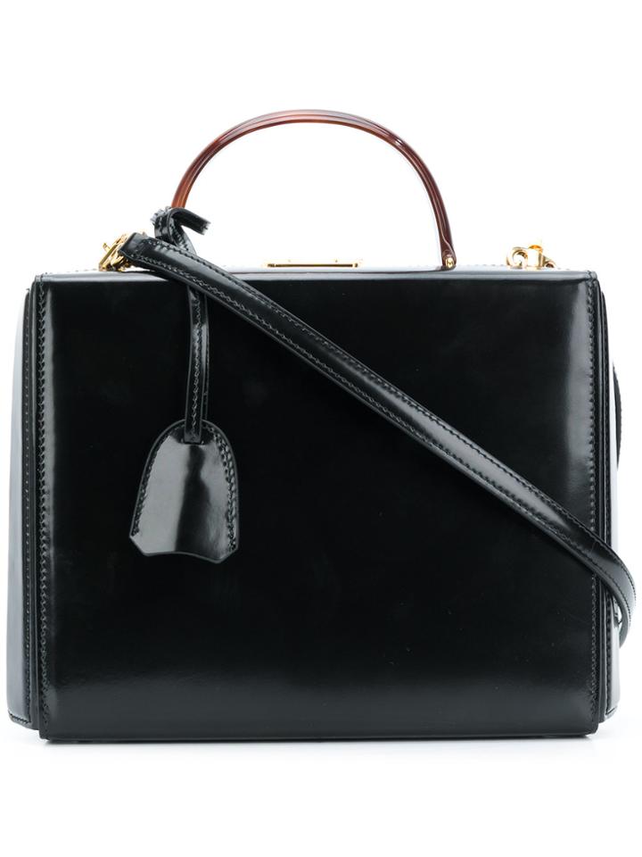 Mark Cross Grace Large Box Tote - Black