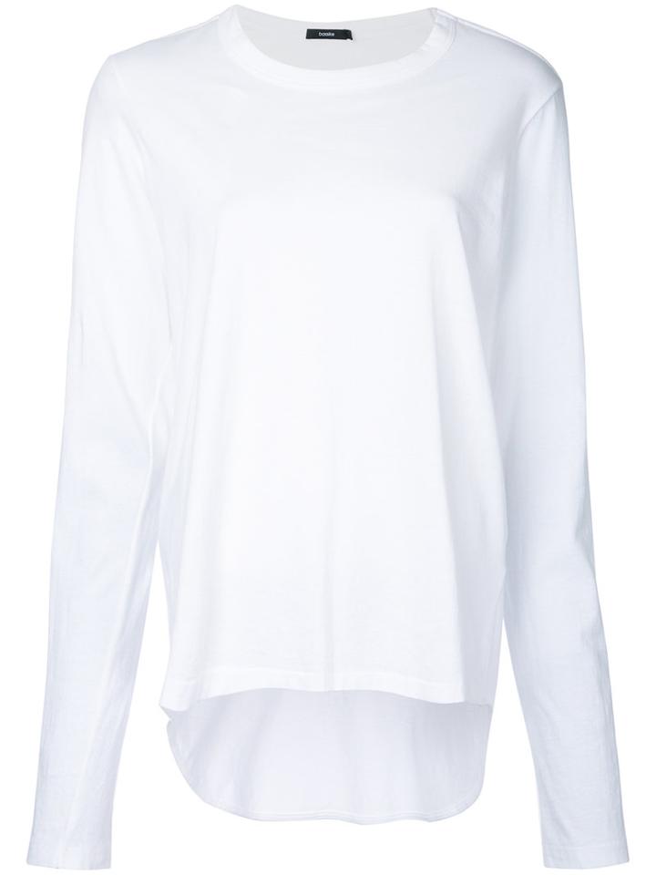Bassike - Classic Plain Top - Women - Cotton - M, White, Cotton