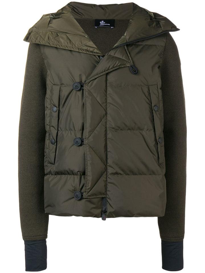 Moncler Grenoble Hooded Padded Jacket - Green