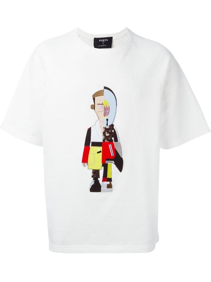 Ports 1961 Michael Lau X Ports 1961 Appliqué T-shirt