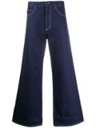 Marni Wide-leg Denim Trousers - Blue