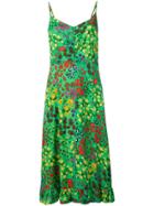 Sjyp Floral Slip Dress - Green