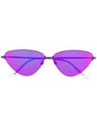 Balenciaga Eyewear Cat Eye Sunglasses - Purple