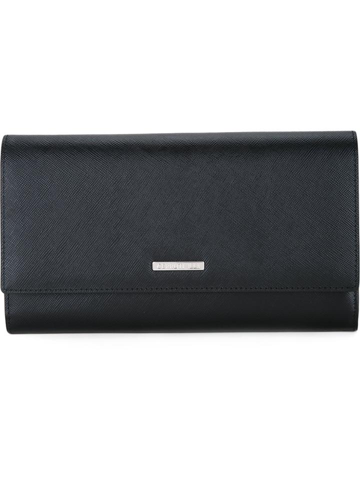 Cerruti 1881 Logo Plaque Wallet - Black