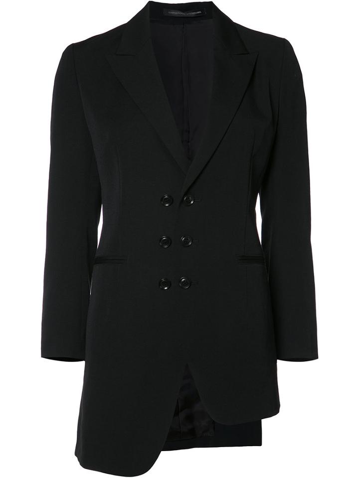 Y's 'unbalance' Jacket, Women's, Size: 2, Black, Wool