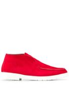 Andrea Ventura Slip-on Loafers - Red