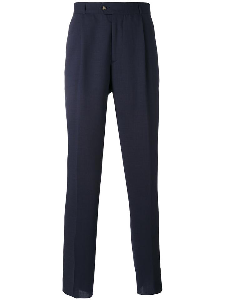 Éditions M.r - Carotte Trousers - Men - Polyester/virgin Wool - 48, Blue, Polyester/virgin Wool