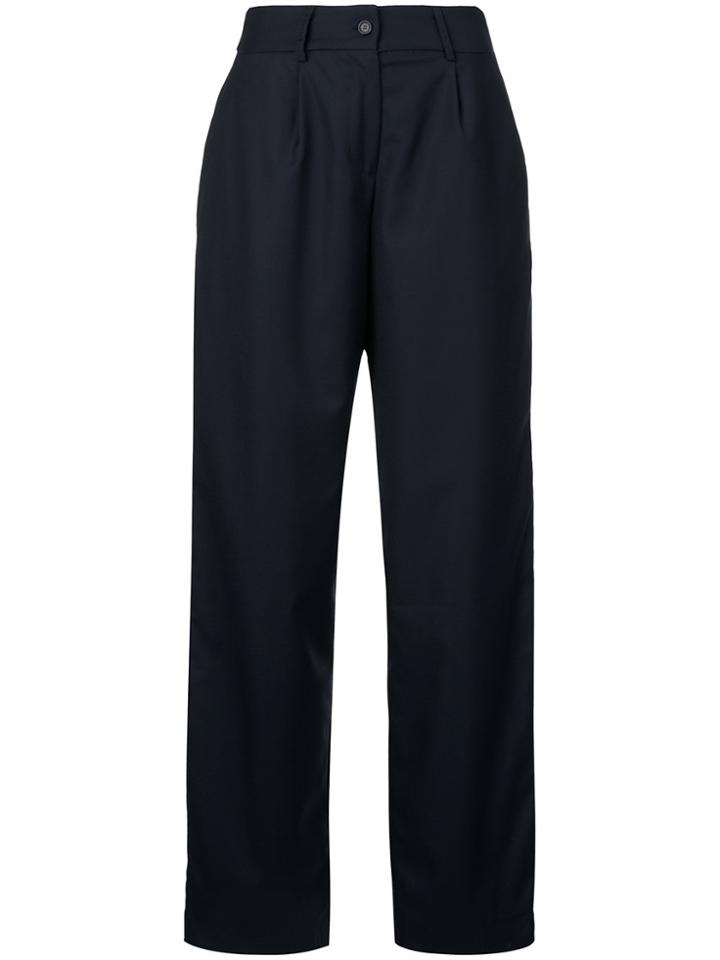 Wynn Hamlyn Wide Leg Trousers - Blue