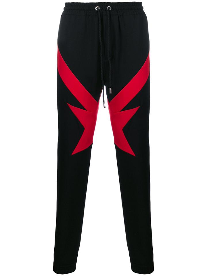 Givenchy Colour-block Track Trousers - Black