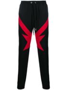 Givenchy Colour-block Track Trousers - Black