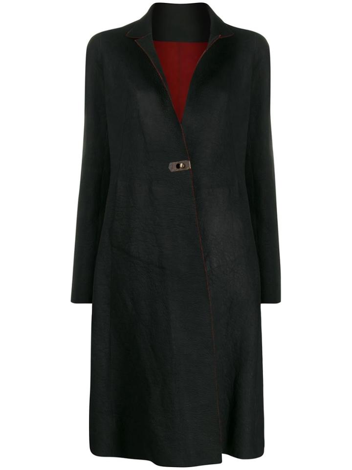 Isaac Sellam Experience Depravee Leather Coat - Black