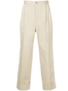 H Beauty & Youth Classic Straight Leg Chinos - Brown