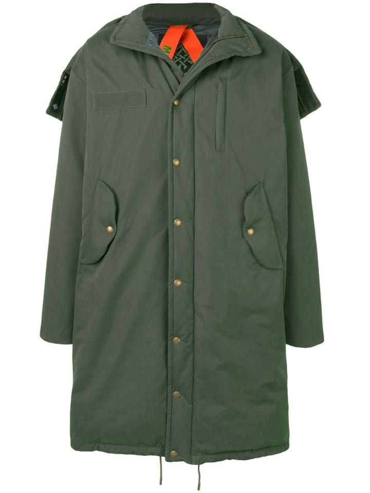 Mr & Mrs Italy Oversized Padded Coat - Green