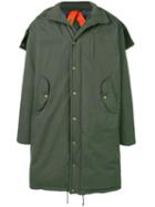 Mr & Mrs Italy Oversized Padded Coat - Green