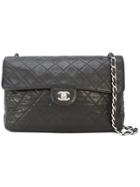 Chanel Vintage Jumbo Single Flap Bag - Black